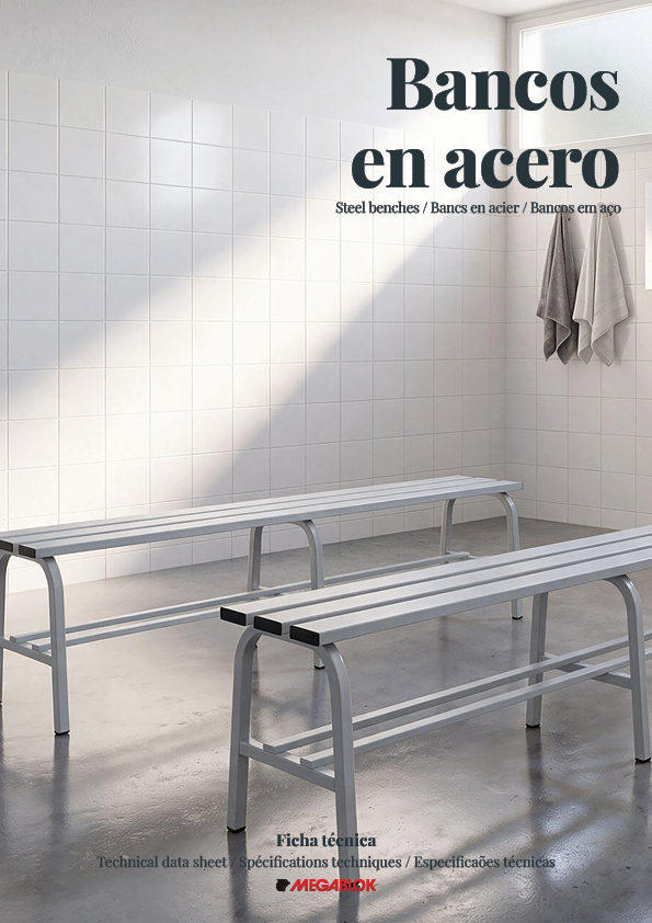 Bancos en acero
