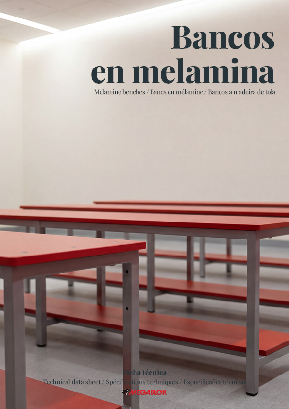 Bancos en melamina